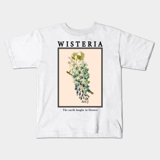 Flowers - Wisteria Kids T-Shirt